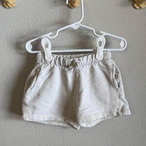 Zara Kids Cream Shorts